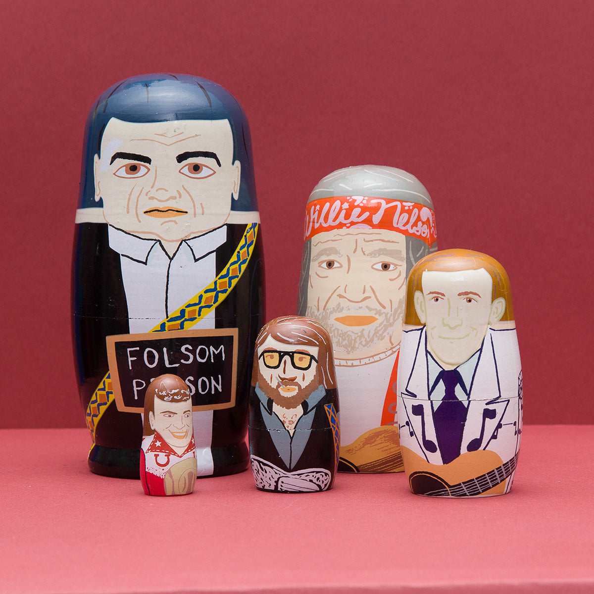 Men of the Opry Matryoshka Russian Nesting Doll Larney Babes Larney Babs