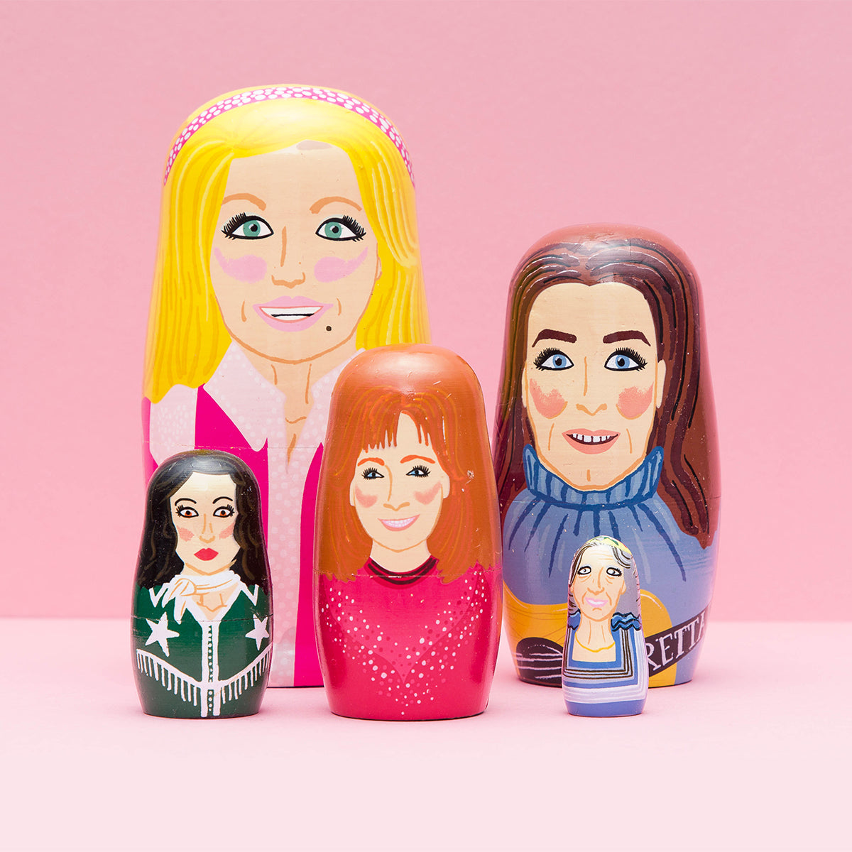 Women of the Opry Dolly Parton nesting doll russian matroyshka toy group